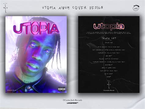 UTOPIA Album Cover Design by Rahul Krishna on Dribbble