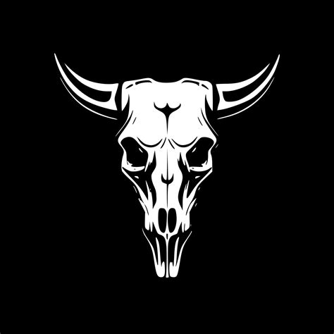 Cow Skull, Minimalist and Simple Silhouette - Vector illustration 23549739 Vector Art at Vecteezy