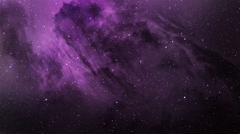 Purple Stars Background