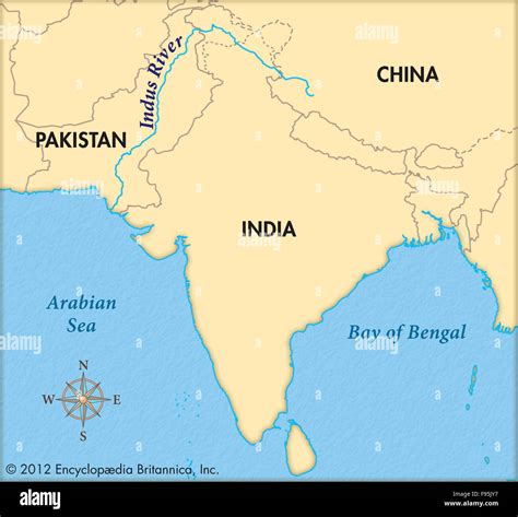 Indus river maps cartography geography indus hi-res stock photography and images - Alamy