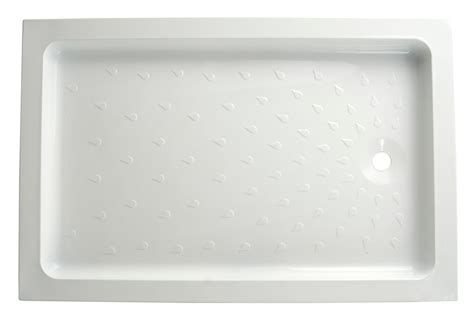 B&Q High Wall Rectangular Shower Tray (L)1200mm (W)800mm (D)95mm | Departments | DIY at B&Q