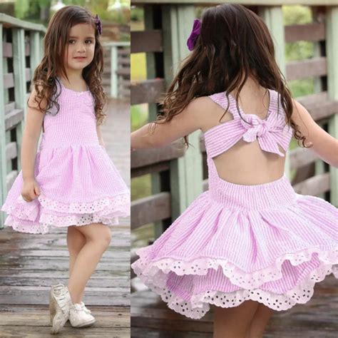 2019 New summer clothes Sleeveless ruffled baby girl dress Cute halter ...