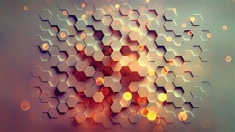 HD wallpaper: 3d, honeycomb, hexagon, digital art, graphics, abstraction | Wallpaper Flare