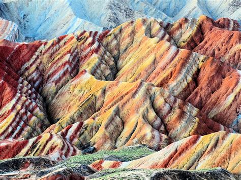 Zhangye Danxia Landform - Mountain Range in China - Thousand Wonders