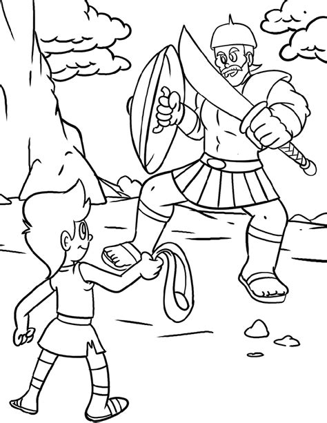 King David Coloring Pages - Learny Kids