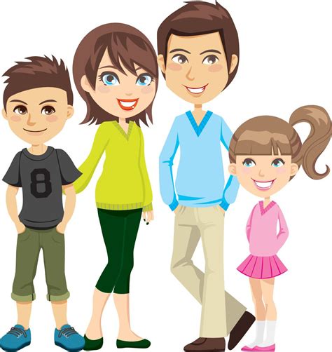 Family Cartoon Pictures - Clipart library | Family cartoon, Family vector, Cartoon pics