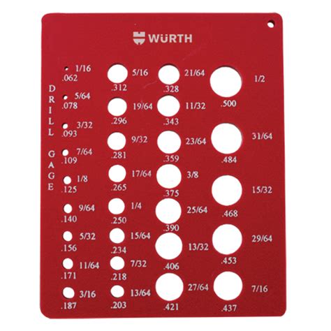 Drill Bit Gauge | Promotional | Wurth USA