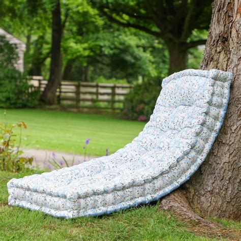 Sweet Pea Reversible Floral Garden Bench Cushion By Dibor | notonthehighstreet.com