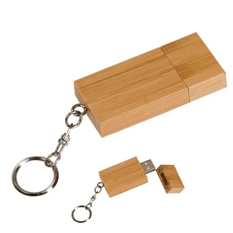 Bamboo Solid 8GB USB Flash Drive/Keychain – Winnersville Awards