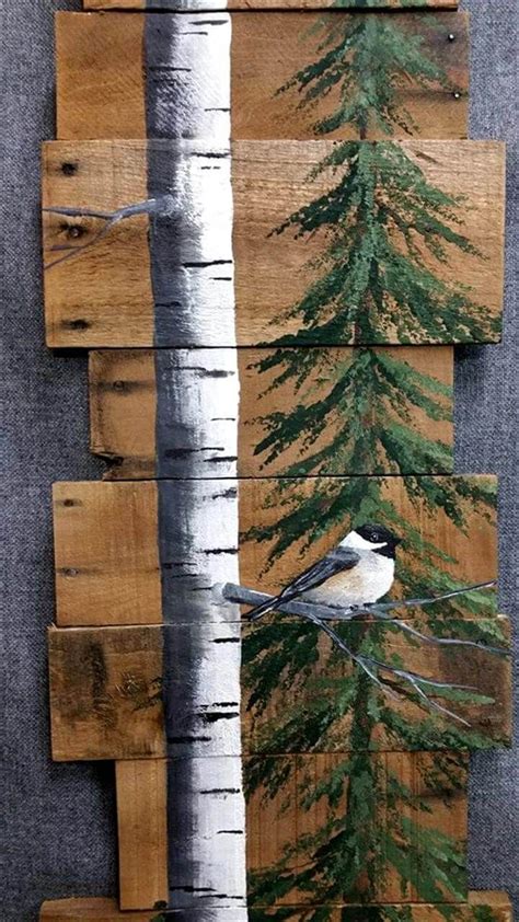 Pallet Tree-Bird Wall Art | 99 Pallets