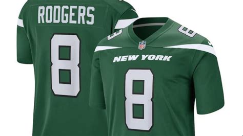 Aaron Rodgers New York Jets jersey: How to buy new home, away gear after offseason Green Bay ...