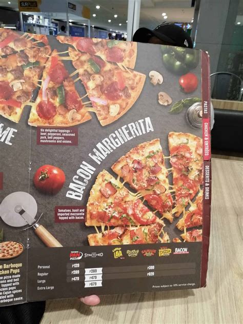 Pizza Hut Menu Philippines (2024) — Philippine Menus