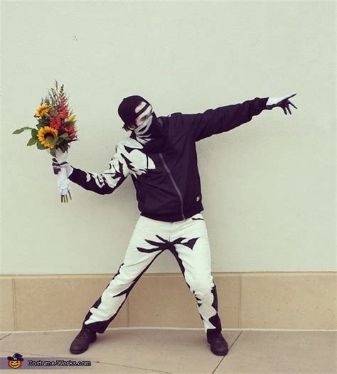 Banksy's Flower Thrower Halloween Costume