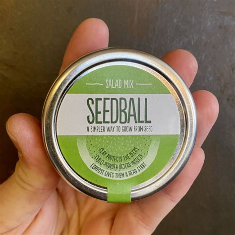 Seedball - Herbs & Salad - grow urban.