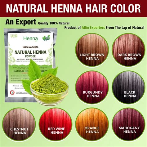 Free Shipping Organic Henna Hair dye/color 60 Grams For Men & Women 100 ...