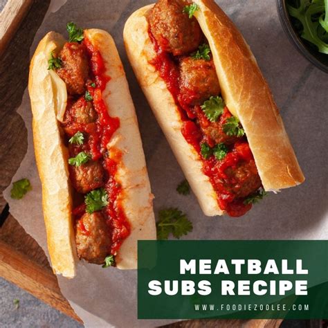 Meatball Sub - a quick three-ingredient recipe - FoodieZoolee