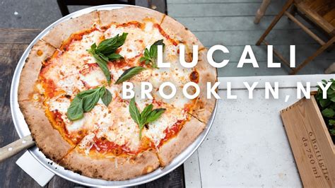 Eating at Lucali. BEST Pizza in Brooklyn? - YouTube