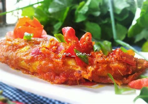 Resep Ikan Kembung Sambal Merah oleh Gina Isn - Cookpad