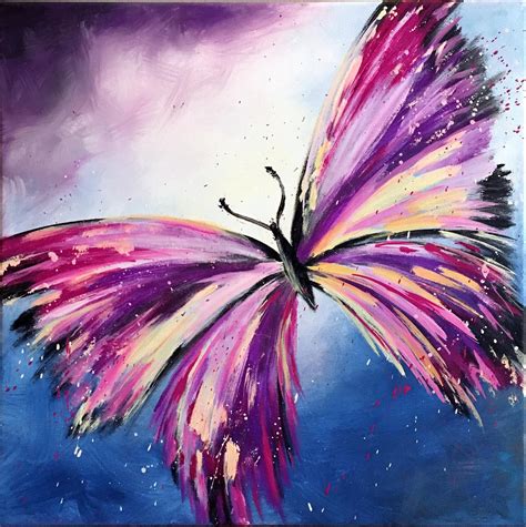 Butterfly Painting at PaintingValley.com | Explore collection of Butterfly Painting