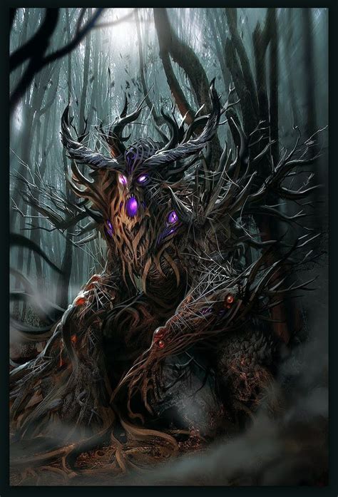 Forest Demon | Monster artwork, Forest creatures, Forest spirit