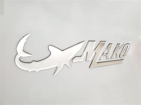 Mako Boat Emblem Domed Decals Stickers set - Etsy