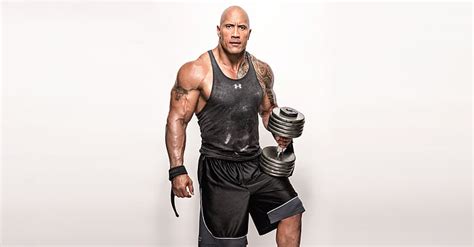 HD wallpaper: Dwayne Johnson, The Rock, Weights, Workout, 4K, 8K | Wallpaper Flare