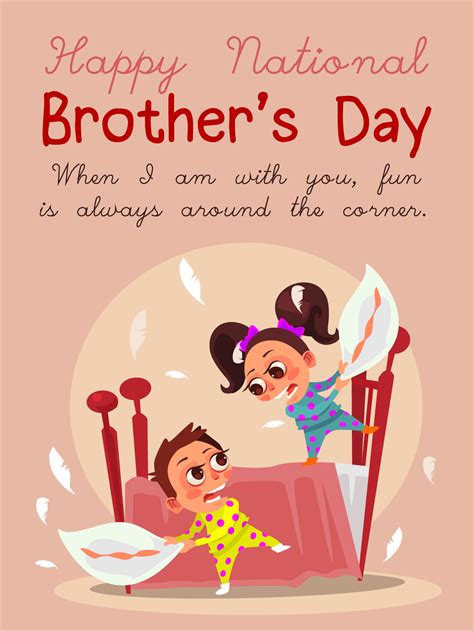 Having Fun – National Brother’s Day | Birthday & Greeting Cards by ...