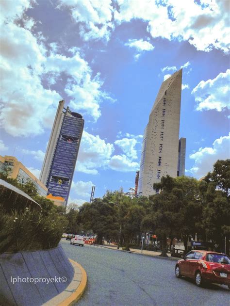 Skyscrapers of Mexico city and new spaces