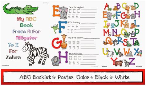 ABC Easy Reader Booklet | Zoo book, Classroom freebies, Abc zoo