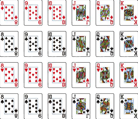 All 52 Playing/poker Cards Full Deck Hearts Spades Clubs - Etsy