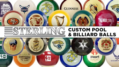 Custom Pool & Billiard Balls | Sterling Gaming