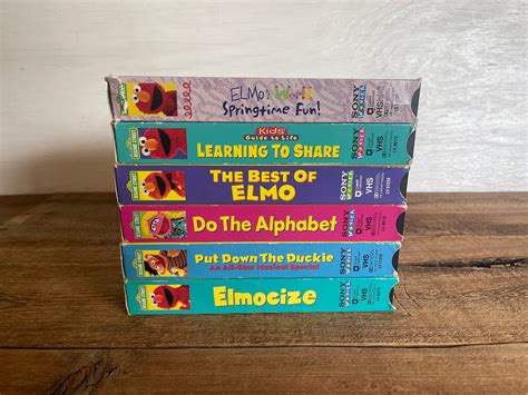 Sesame Street Vhs Lot