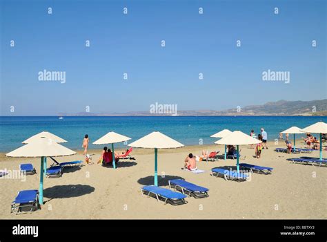 Sitia (Siteia) beach, Crete, Greece, Europe Stock Photo - Alamy