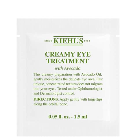 Kiehl's Avocado Eye Cream 1.5ml - LOOKFANTASTIC