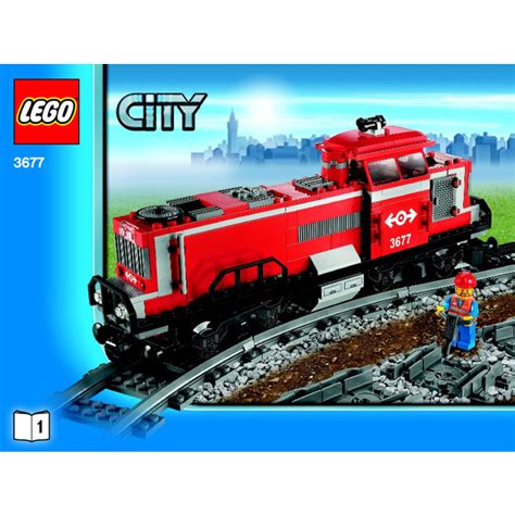 LEGO Red Cargo Train Set 3677 Instructions | Brick Owl - LEGO Marketplace