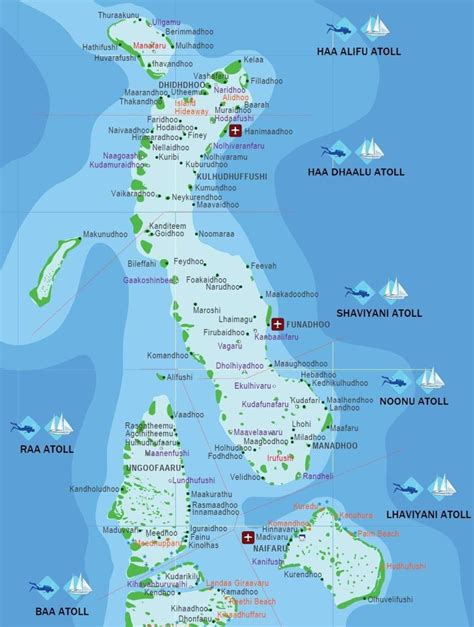 Map of the Maldives