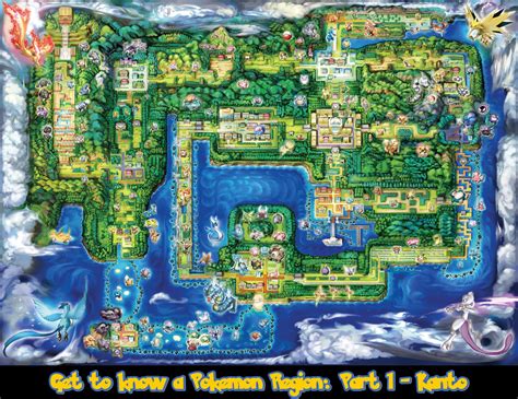 Pokemon Kanto Map With Routes