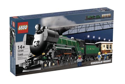 Steam Locomotive With Railroad Brick Model, 560 Steam Cargo Train Building Kit Collectible ...