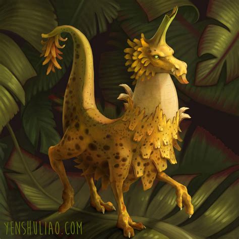 Tiny Banana Dragon by YSLiao on DeviantArt