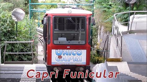 Capri Funicular Railway Ride (Italy) - YouTube