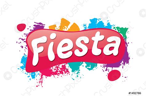 Abstract logo for the Fiesta Vector illustration - stock vector 1452786 | Crushpixel