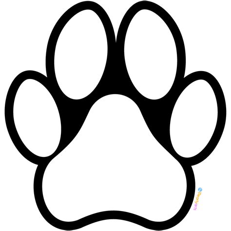 Free Clipart Dog Paw Prints