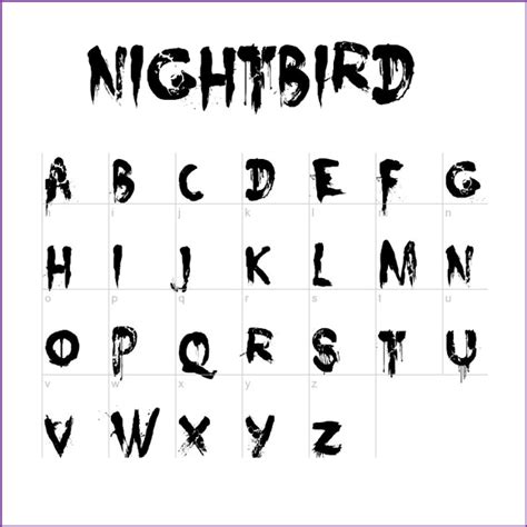 12 Horror Fonts And Lettering Images - Scary Letter Fonts Alphabet, Scary Letter Font and Scary ...