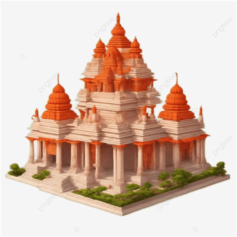 Ram Mandir Illustration Of Temple Ayodhya Ram Mandir Temple Mandir | The Best Porn Website