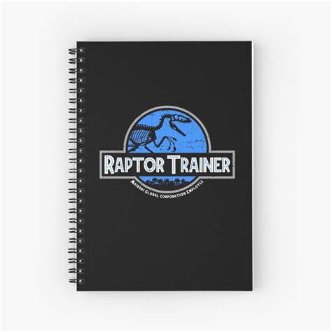 "Jurassic World Raptor Trainer" Spiral Notebook by Adho1982 | Redbubble