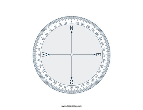 Compass Protractor – Daisy Paper