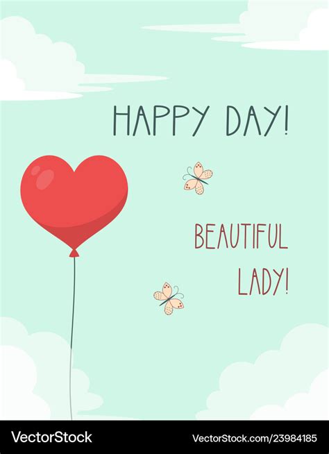 Happy day card Royalty Free Vector Image - VectorStock