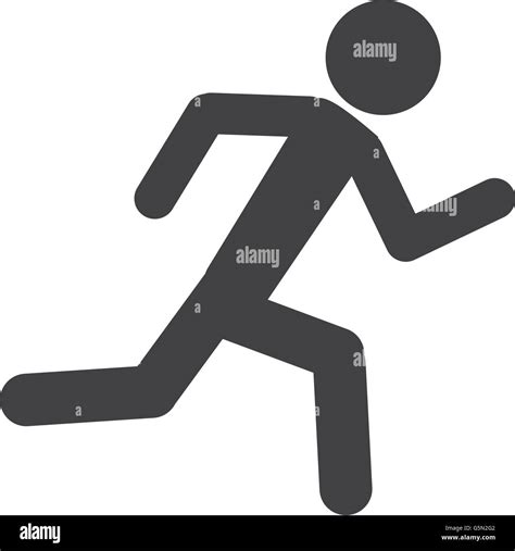 person running silhouette Stock Vector Image & Art - Alamy