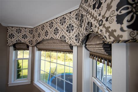 Fabric Roman Shades | Custom Window Treatments | Custom Drapes & Draperies