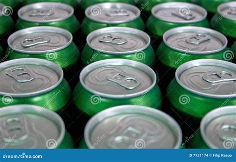 Cans in fridge stock photo. Image of cola, juice, design - 7731174